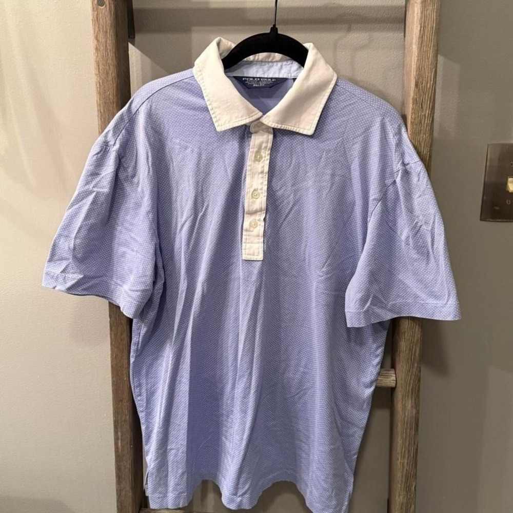 Ralph Lauren blue polo shirt Size L'